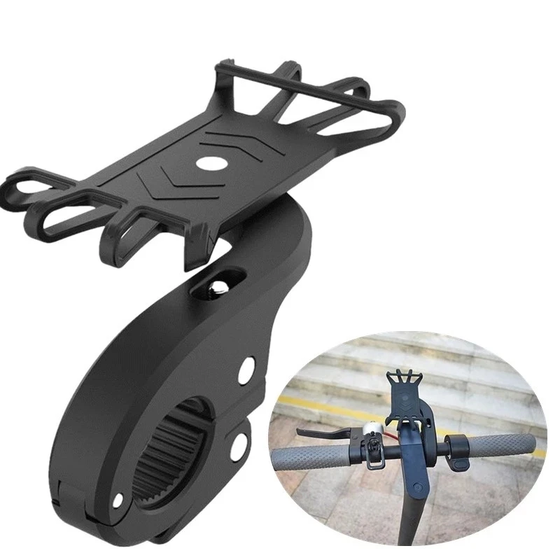 Phone Holder for Xiaomi Electric Scooter Accessories Universal Motorcycle Bicycle Support Adjustable Bike Phone Holder Safety