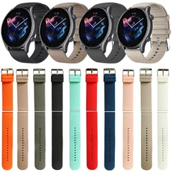 Pulseira de 22mm para huami amazfit gtr 3, pulseira de relógio inteligente para amazfit gtr 3 pro/2/2e/47mm/stratos, pulseira oficial