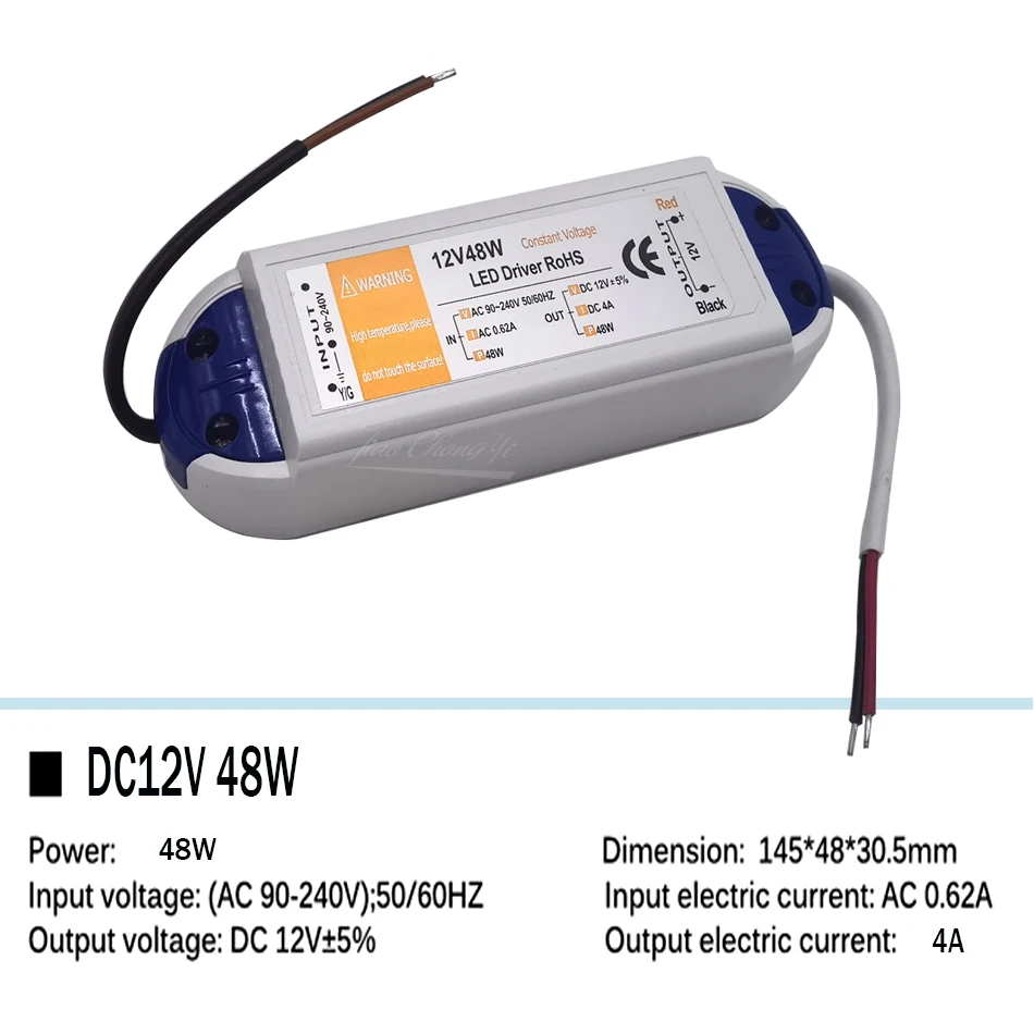 5V 12V Power Supply Adapter 110V 220V to 12V/5V Lighting Transformer 100W 72W 60W 48W  28W 18W  Source LED Driver for LED Strip