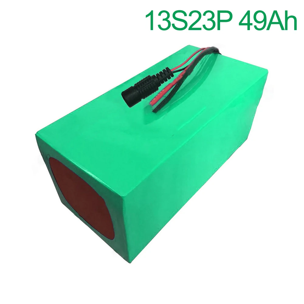

48V 69Ah 13S23P 18650 Li-ion Battery Pack E-Bike Ebike electric bicycle 360x185x140mm