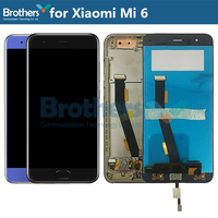 LCD Screen For Xiaomi Mi 6 Mi6 LCD Display with Fingerprint for Xiaomi 6 Mi6 LCD Assembly Touch Screen Digitizer Tested Working