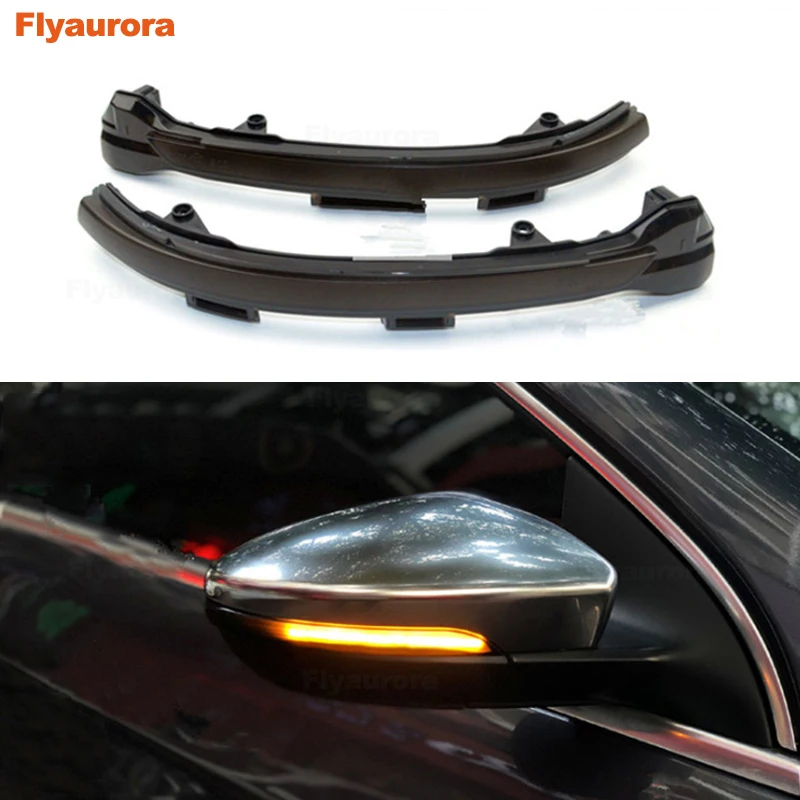 

Rear View Mirror Dynamic Turn Signal Light For Vw Volkswagen Passat B5 B6 B7 B8 Golf 5/6/7/7.5 Sportsvan Lamando Touran Beetle