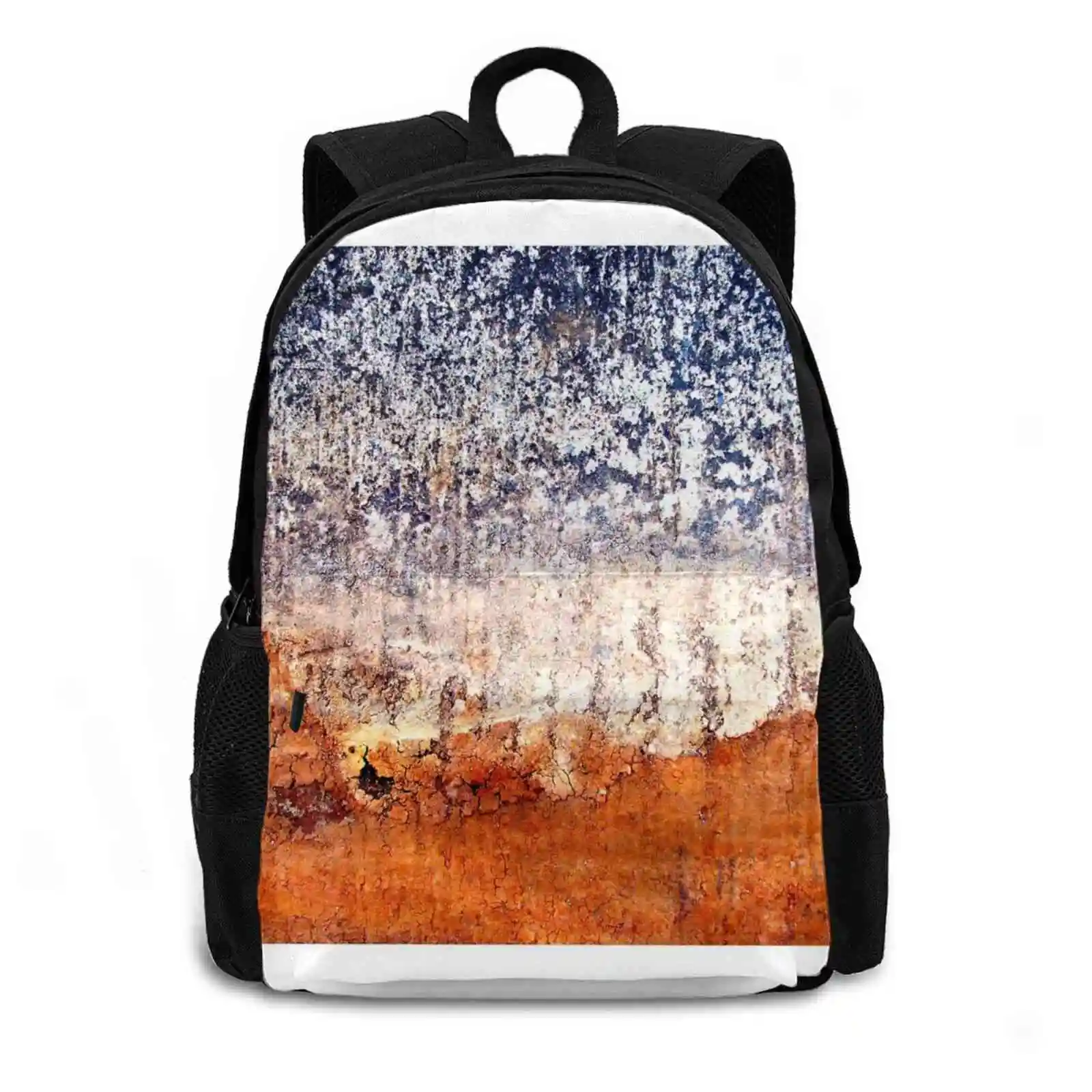 Desert Dawn Pattern Design Laptop Travel School Bags Micro Series Textures Environmental Erosion Scratched Artistic Textured