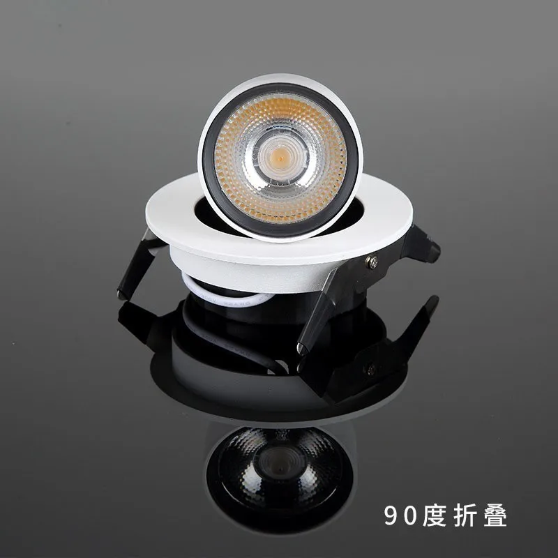 20PCS Embedded Dimmable LED Downlight Recessed Ceiling Lamp 5W 10W 12W 360degree Rotation Spot Light Downlight AC85-265V