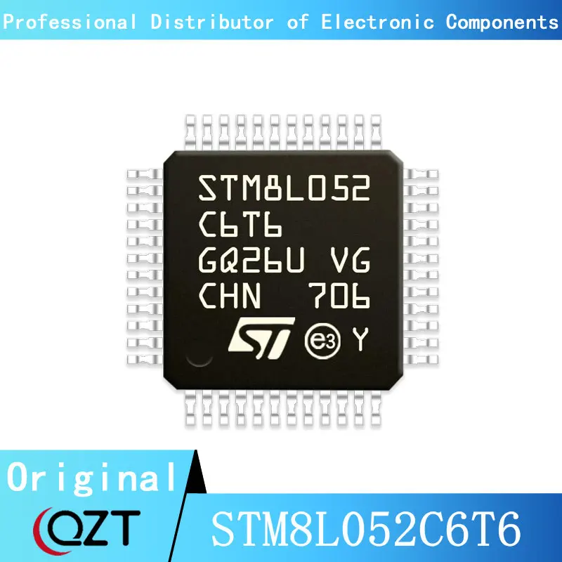 10pcs/lot STM8L052 STM8L052C6 STM8L052C6T6 LQFP-48 Microcontroller chip New spot