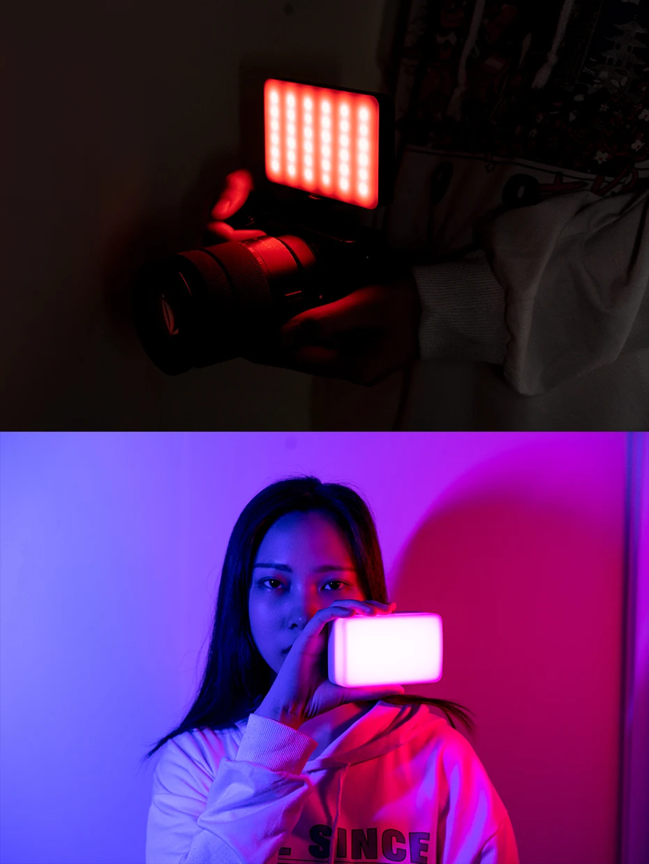 Ulanzi VL120 Vollfarb-RGB-Videoleuchte, 2500 K–9000 K, LED-Fotobeleuchtung, dimmbares Kameralicht, Live-Vlog-Fülllicht – Detail 15