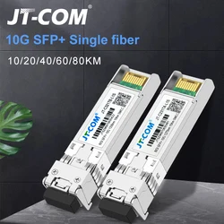 10G BIDI 10/20/40/60/80KM SFP Module SM LC 1270/1330nm Single Mode Single Fiber Optic module Compatible with Cisco Switch