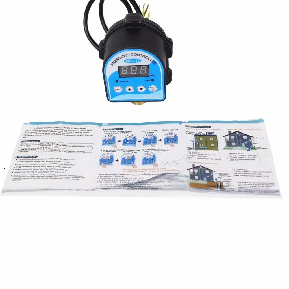 Pressure Control Switch Digital LED Display Water Pump G1/4\