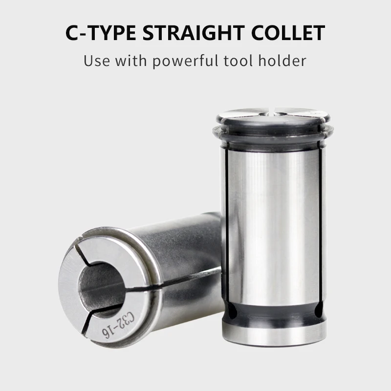 Presisi Tinggi Kuat Collet C32 C32-3 C32-12 C32-17 C32-22 C32-25 CNC Collet Chuck Holding Alat Kuat Gipping Kisaran 3-25Mm