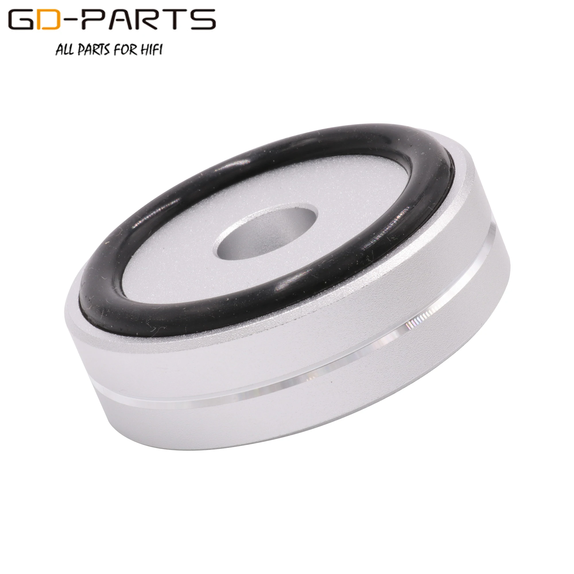 Haut-parleur en aluminium 49x15mm, Machine d'isolation, support de pieds, amplificateur à Tube Vintage, lecteur CD DAC, tapis Radio