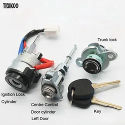 Full Door Lock Cylinder  for Hyundai New Elantra Front Door Central Control Lock  Ignition Lock Car Cylinder