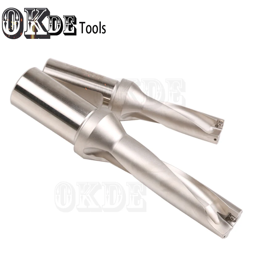 Taladros indexables de alta calidad, 2D, ZD02, doble 13mm a 40mm de potencia, SPMG, agujero en U, refrigerante triangular, SPMG050204