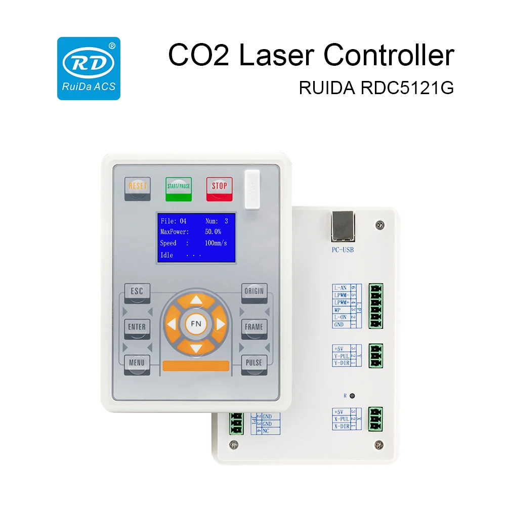 Ruida RDC5121G CO2 Laser Controller Card System Laser Control Panel for CO2 Laser Engraving Cutting Machine ReplaceTrocen Leetro