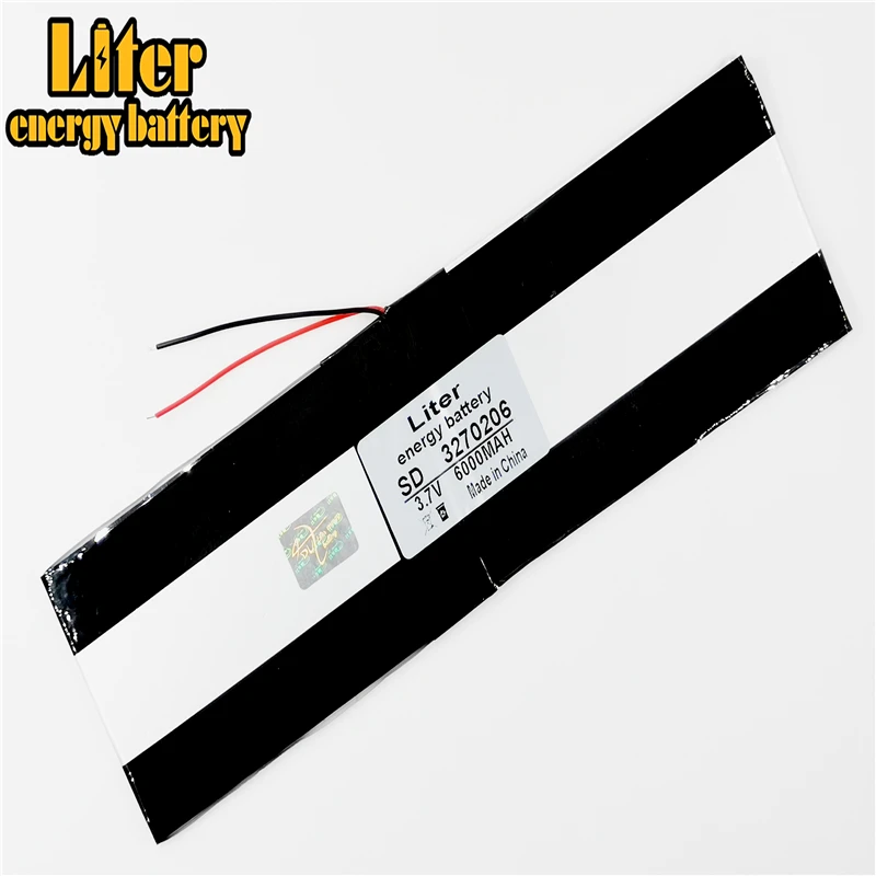 gran capacidad 3270206   Batería de tableta de 3,7 V, 6000mah, cada marca, baterías de litio recargables universales para tableta
