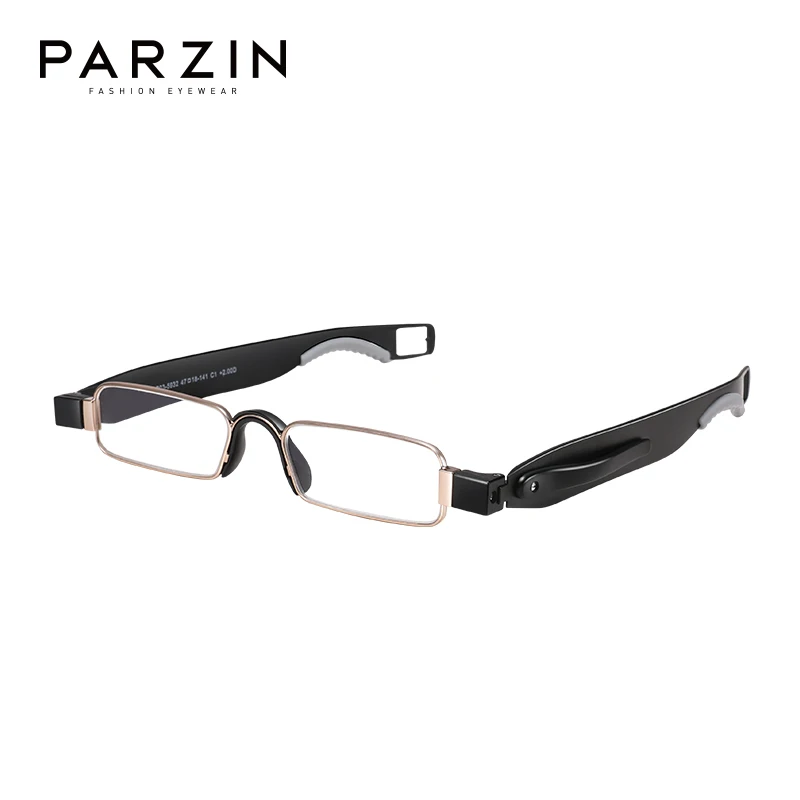 PARZIN Vintage Square Reading Glasses Women Men Magnifier Presbyopic Diopter +1 +1.5 +2.0 +2.5 +3.0 +3.5