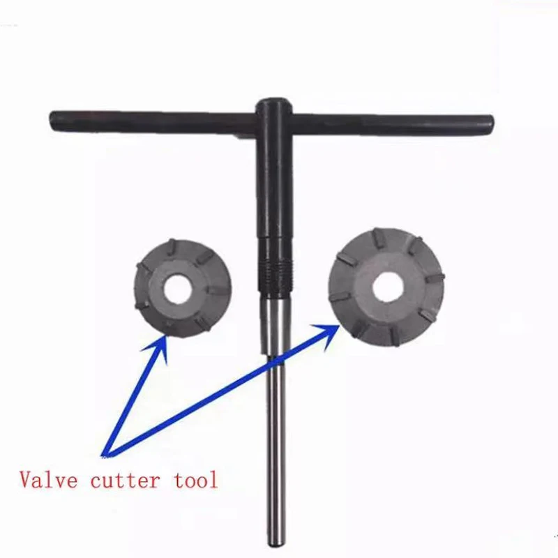 60 Degree Angle Carbide Valve Reamer Valve Seat Cutter for Motorcycle Car Engine Valve Seat Repair Reamer Head