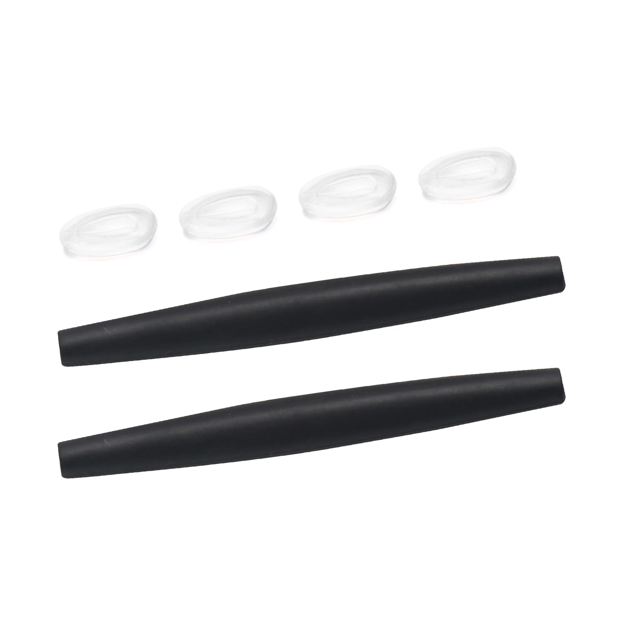 

Glintbay Silicone Rubber 2 Pairs of Nosepads &1 Pair of Black Earsocks for-Oakley Crosshair 2012 OO4060 Sunglasses