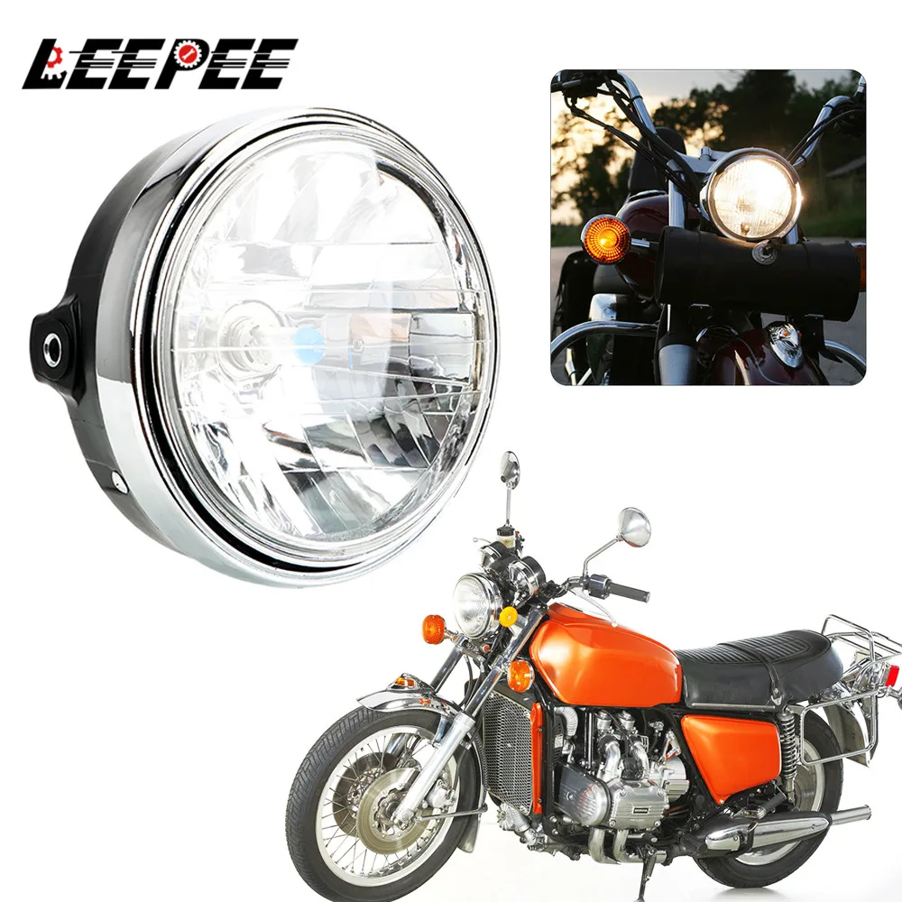 

35W 12V Headlights Motorcycle Illumination Lights Halogen Headlamps Spotlights Fit for Honda Hornet 600 900 CB400 Accessories