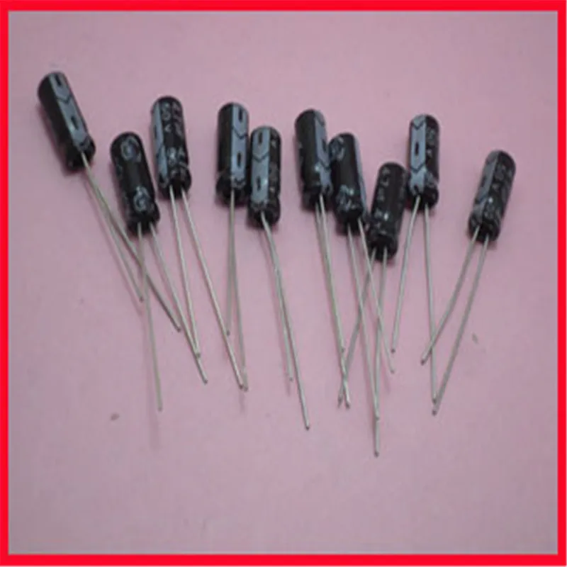 ยี่ห้อใหม่ 50V4.7UF Electrolytic Capacitor 4.7UF/50V