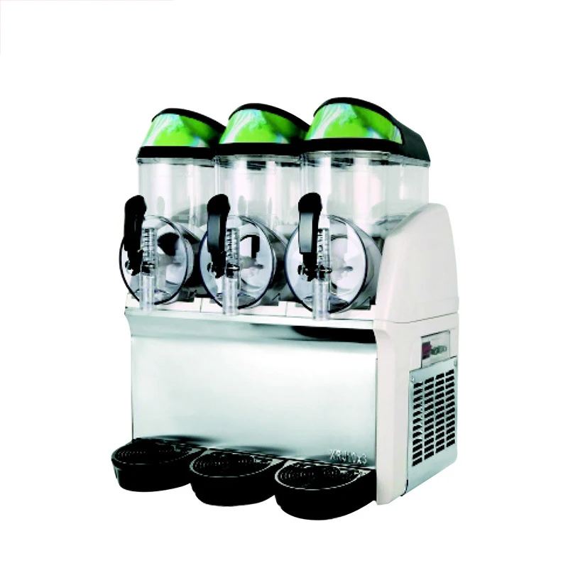 Commercial Cold Drink Machine Three-cylinder Juice Drink Machine Sand Ice Machine Self-service Stirring Snow Mud Machine