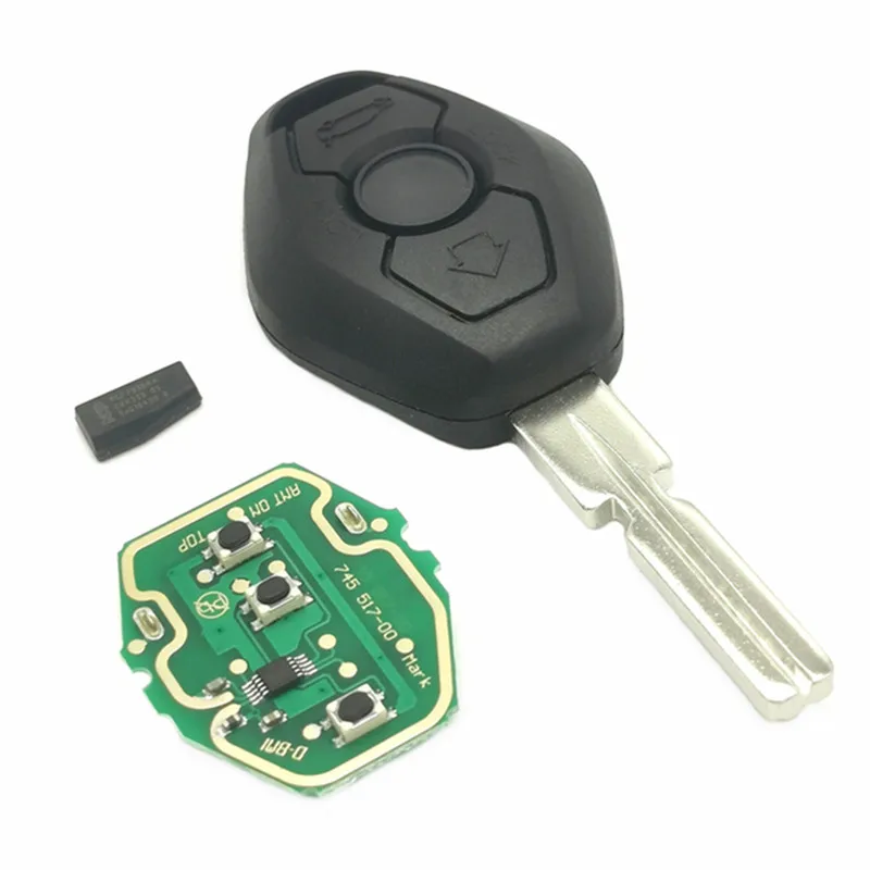 Llave de Control remoto para coche, dispositivo inteligente para BMW E38, E39, E46, serie 1, 3, 5, 7, 315/433 Mhz, Chip ID44, PCF7935