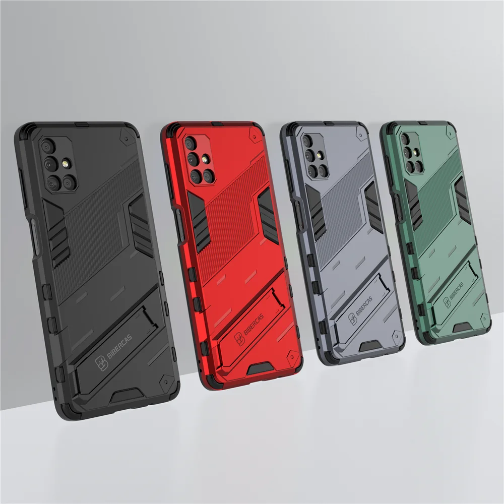 For Samsung M51 Case Shockproof  Robot Holder Stand Armor Cover for Samsung Galaxy M51 SM-M515F/DSN M 51 6.7\'\' Fundas Coque Capa