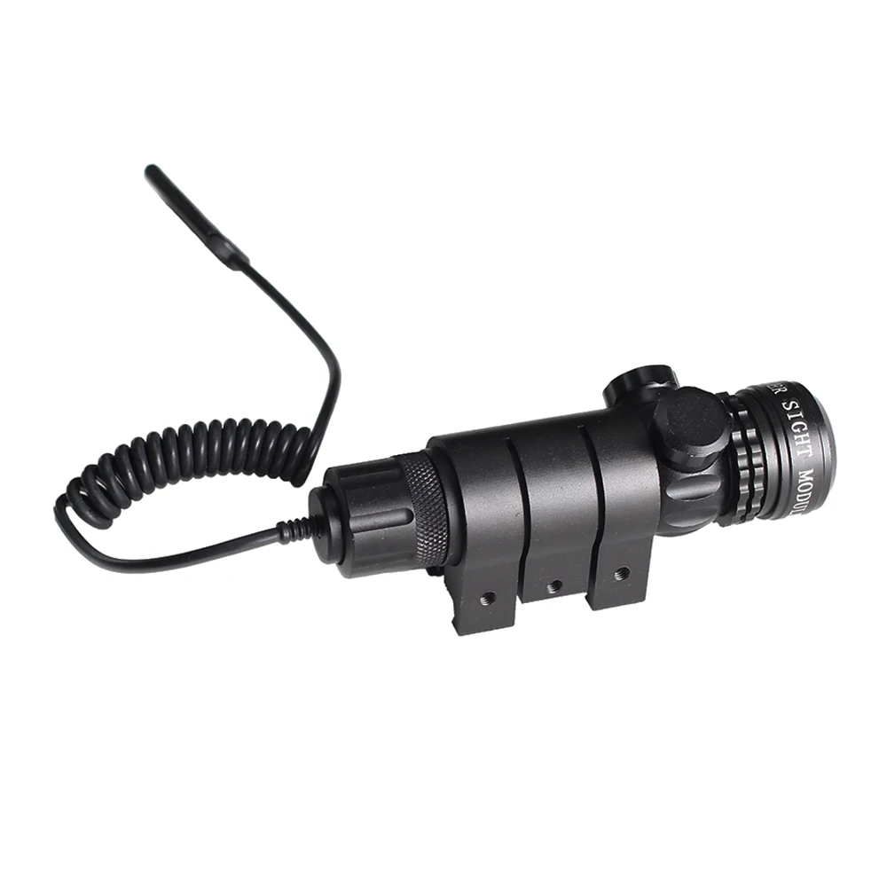 Tactical Green Red Dot Laser Sight Rifle Hunting Scope 20mm Airsoft Sport Rail & Barrel Pressure Switch Mount For Shooting