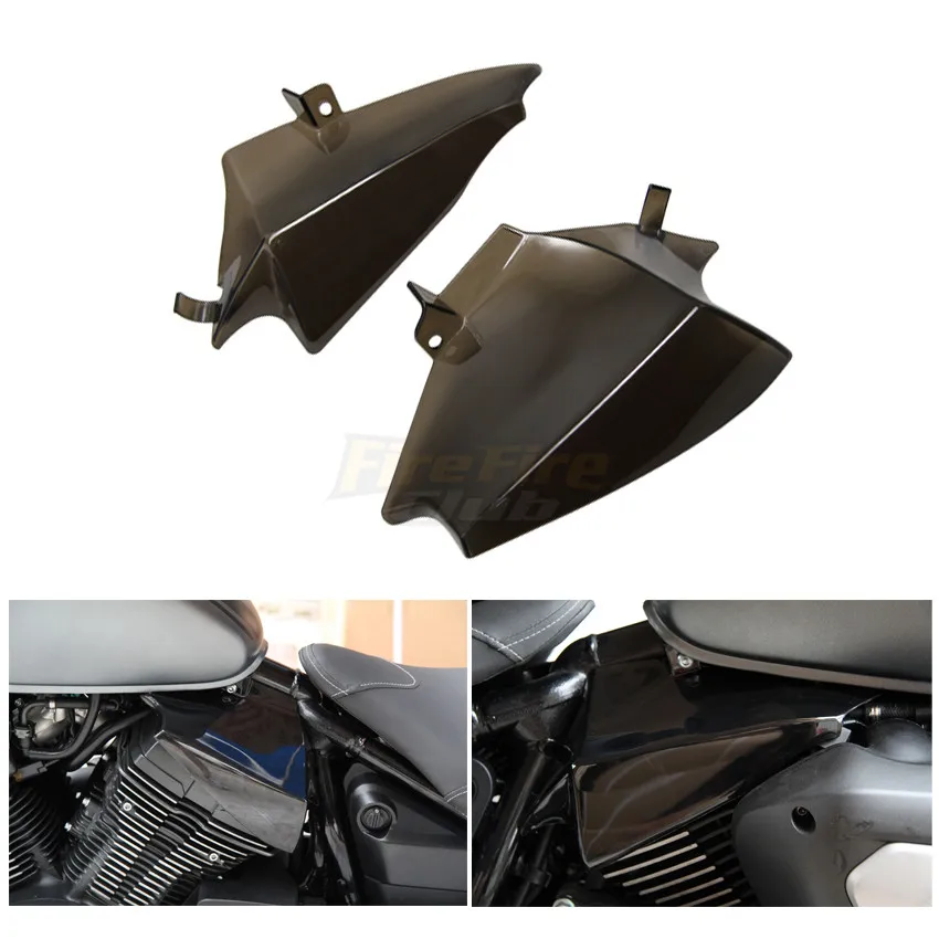 Smoke Motorcycle Reflective Saddle Shields Air Heat Deflector For Yamaha Bolt 950 XV950 XVS 950 R/C SPEC 2014-2019 18 17 16 15