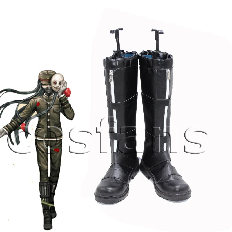 

Anime Danganronpa V3: Killing Harmony Korekiyo Shinguji Boots Cosplay Costume School Uniform Korekiyo Shinguji Cosplay Wig Hair