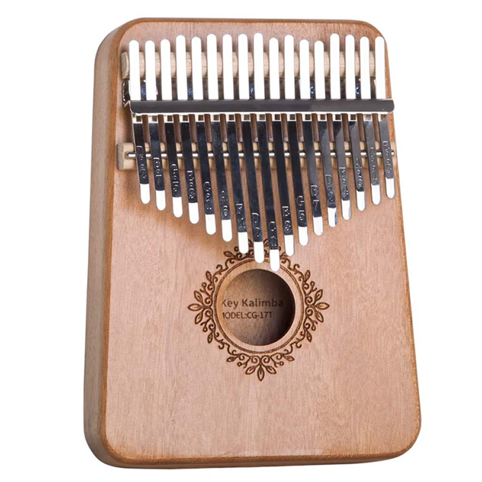 17 Keys Kalimba Thumb Piano Mbira Finger Piano Instrument Mahogany High Quality Handguard Acacia Wood Calimba with Tune Hammer