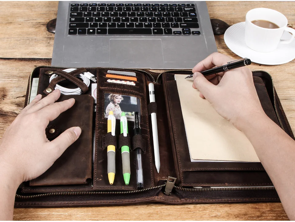 Leder-Portfolio-Hülle für iPad Pro 11 7. 8. 9. 10. Generation iPad Air 5. 6. 4. 10.9 Air 5 Hülle iPad Pro 10.5 9.7 Cover – Detail 11