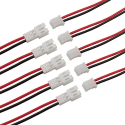 5/10/20Pair Mini JST PH 2.0mm Pitch 2 Pin Connectors Male Female Plug Docking Terminals DIY Wire Cable Connector 20CM 26AWG