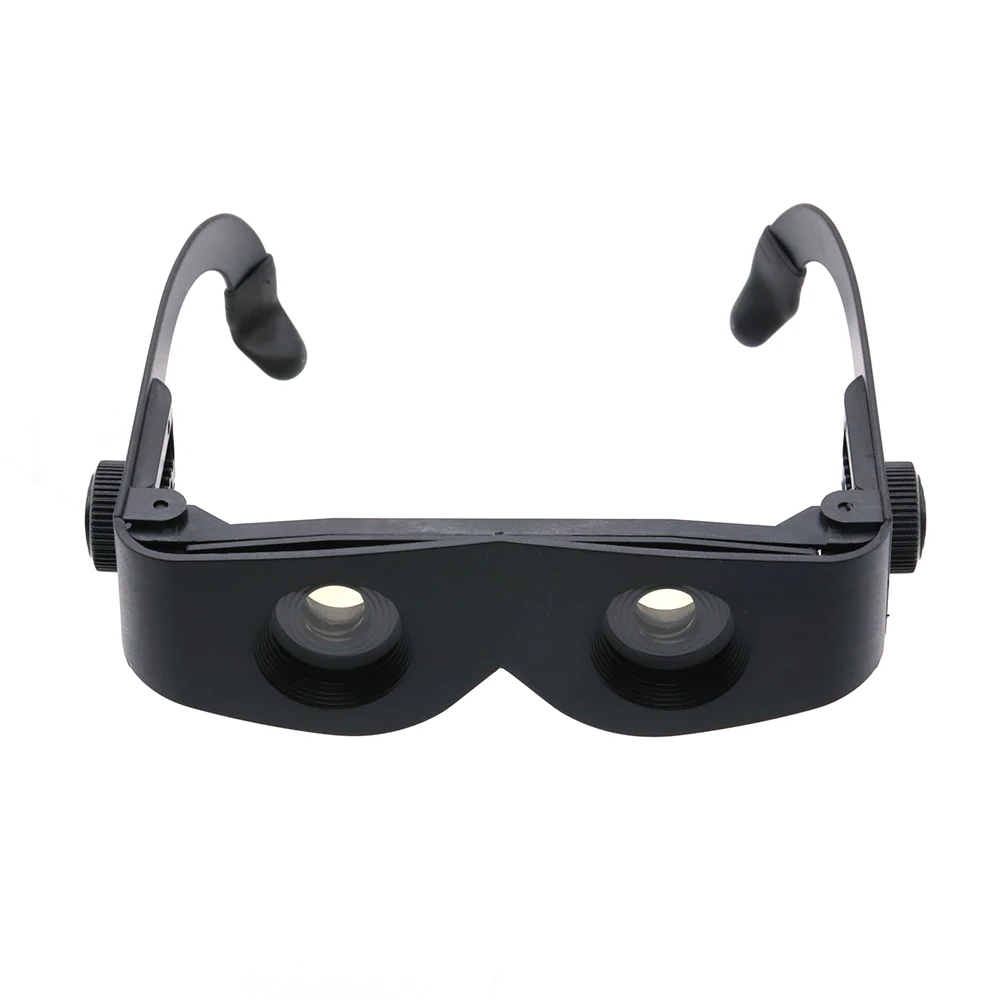 屋外釣り用ゴーグル,調節可能な双眼鏡,メガネケース付きハンティング双眼鏡 (白/茶色)