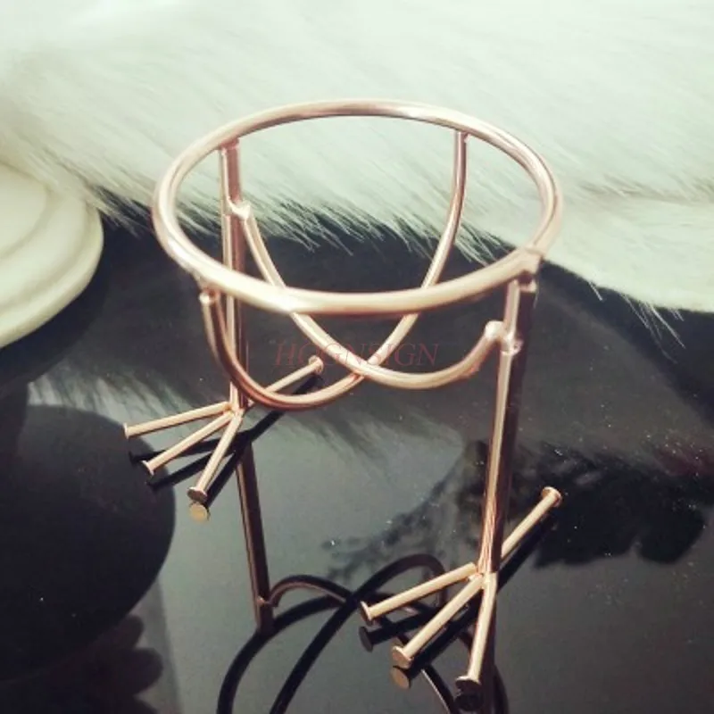 Étagère de rangement de maquillage, bouffée de maquillage, séchage, éponge de coton, support en fer, vente