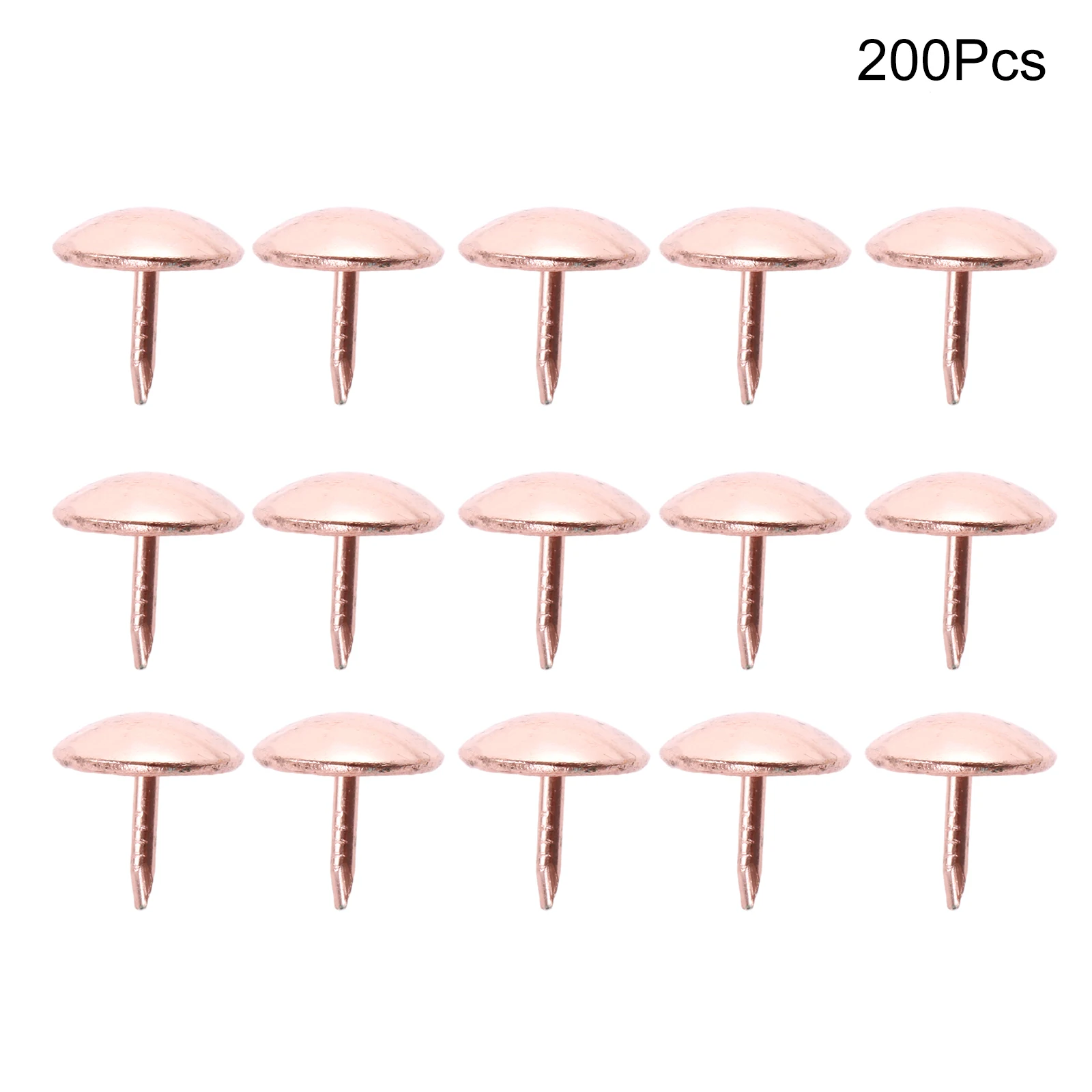 

200pcs Metal Rose Gold Upholstery Nails Furniture jewelry box sofa basket Tacks Pushpins Hardware Decoration Dropshipping