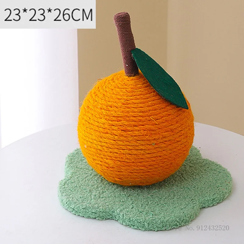 Cat Climbing Frame for Pet, Post Cat Scratcher, Cat Claw Sharpener, Post Furniture, Toy Supplies, Big Orange, New Product