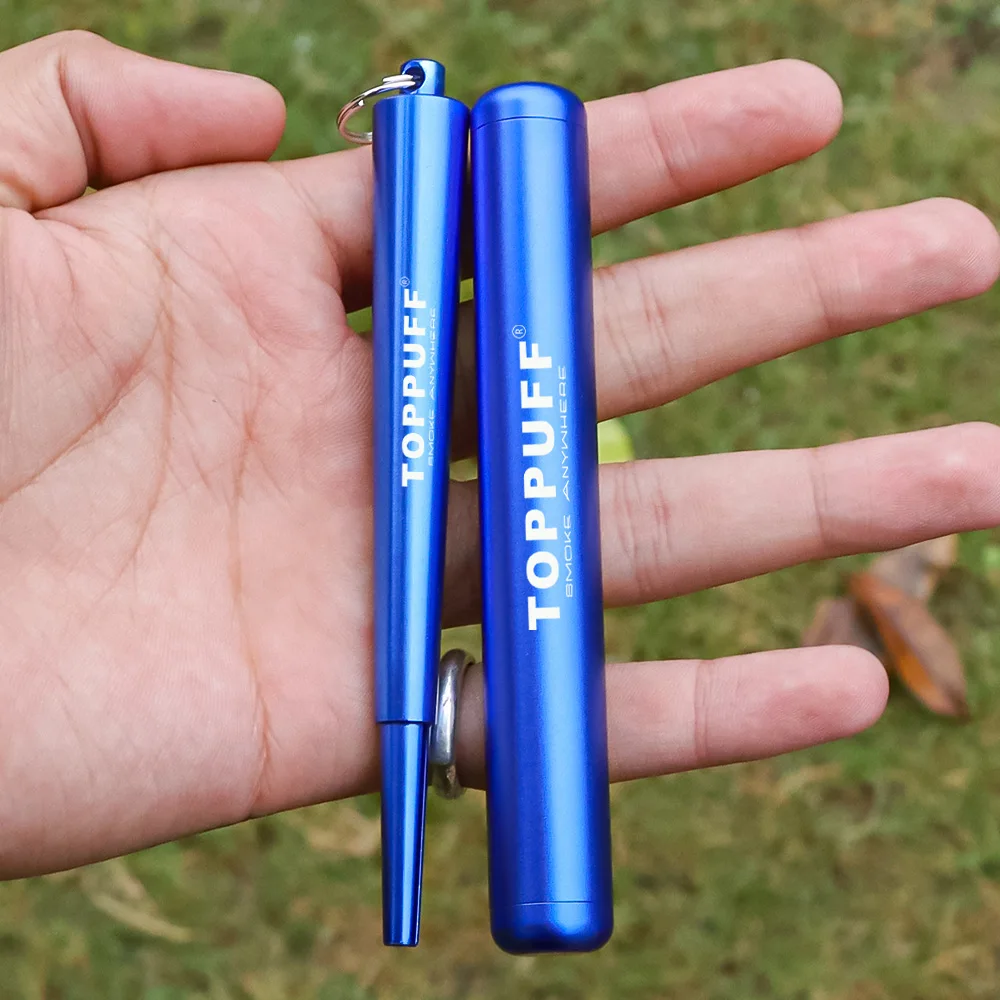 TOPPUFF Aluminum Tube Container Fashion Mature Roller Cigarette Herb Rolling Manual Stash Jar New Gadgets gadget