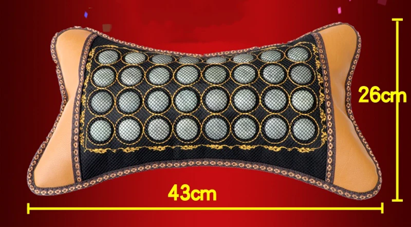 

Massage Jade Pillow For Neck Waist Cervical Shiatsu Neck Back Full Body Massager Pillow Cushion Health Care