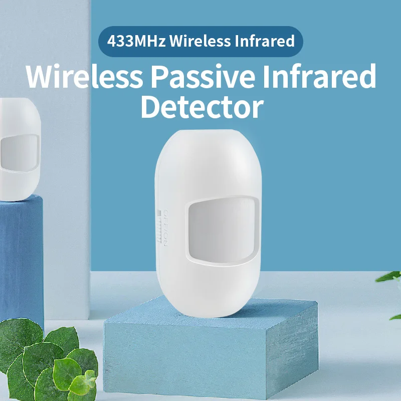 Mini Wireless Motion Detector 433MHz Infrared Detection PIR Sensor For Home Burglar Security Alarm System