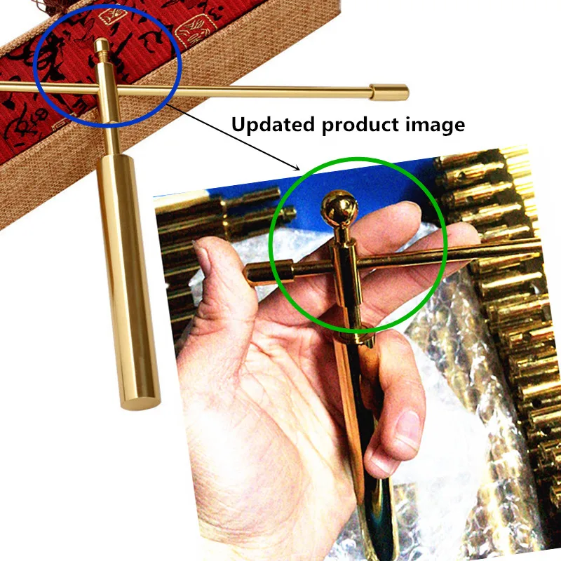 Mosiężny wahadło wisiorek Meatl poszukuje smoka reguła wykrywacz miedzi kij wróżbiarstwo pomoc kompas Feng sShui dostaw