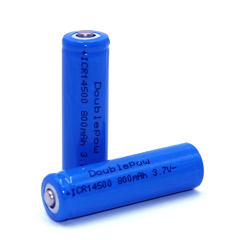 14500 800mah 3.7V Lithium Ion Rechargeable Battery For LED flashlight, free delivery