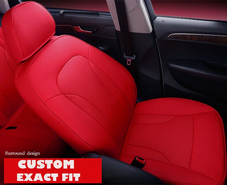 Custom automobile Cowhide car seat cover For Volkswagen vw passat polo golf tiguan jetta touareg Magotan Scirocco car styling