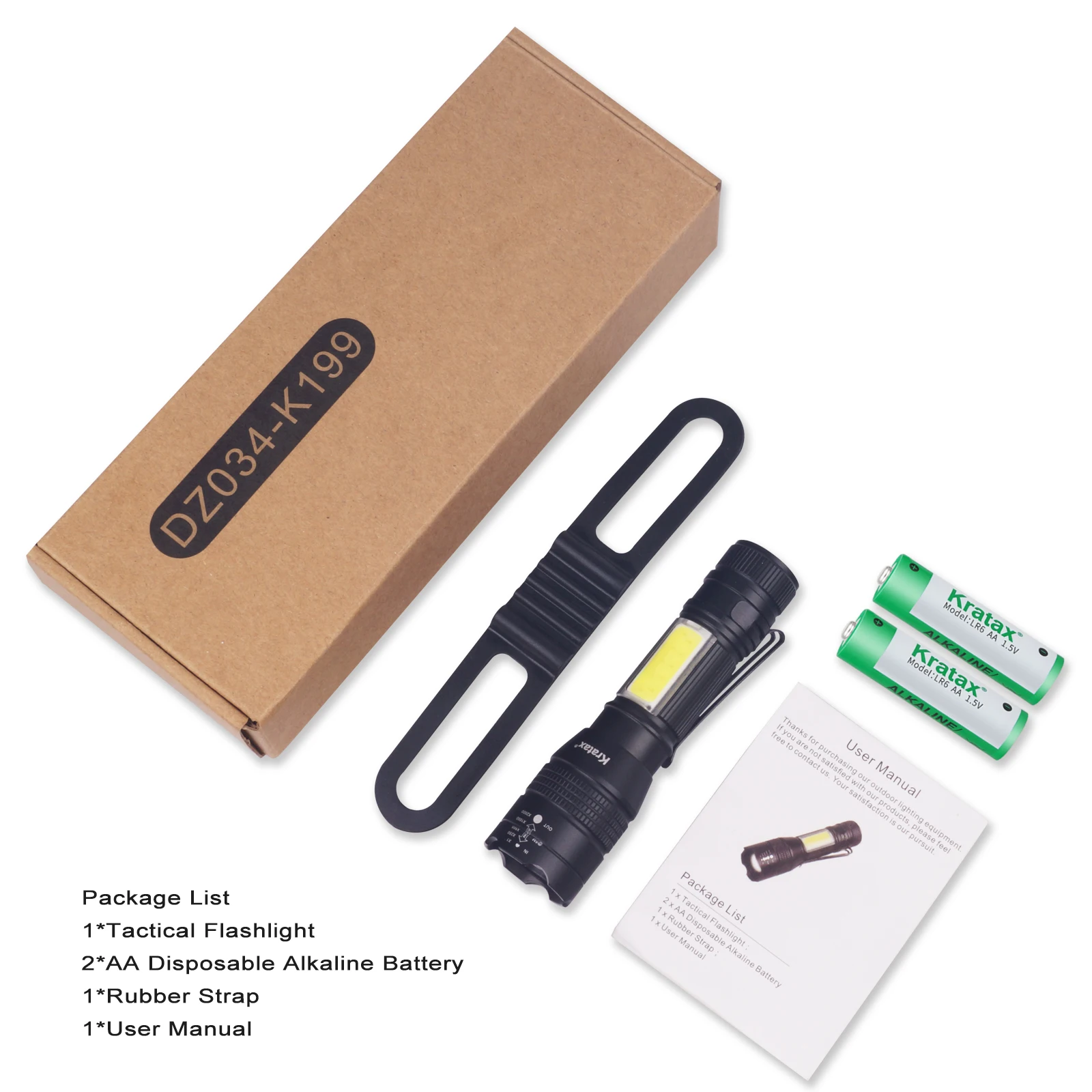 Nuova torcia a LED portatile 6 modalità autodifesa batteria integrata torcia da campeggio torcia luce notturna di emergenza