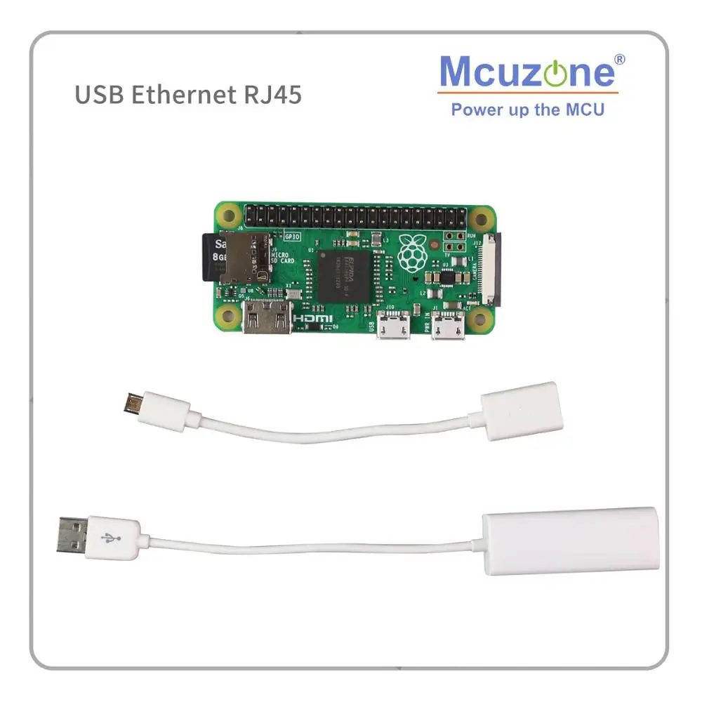 USB Ethernet RJ45 for Raspberry Pi zero W, Plug and play