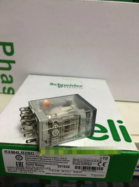 

10PCS/1Box New Schneider RXM4LB2BD Miniature Relays 24VDC In Box Brand