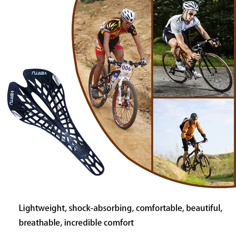 إطارات دراجة تسلق الجبال خفيفة الوزن البلاستيك مصنع وكلاء دراجة السرج الجبلية مقعد دراجة مقعد بولي كلوريد الفينيل وسادة سيلين Bicicleta 6 اللون