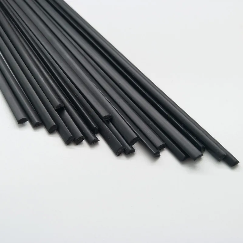 Imagem -02 - Solda Hastes Forma Triangular Suprimentos de Solda 200 mm x 40 Pcs Pack mm pp Preto