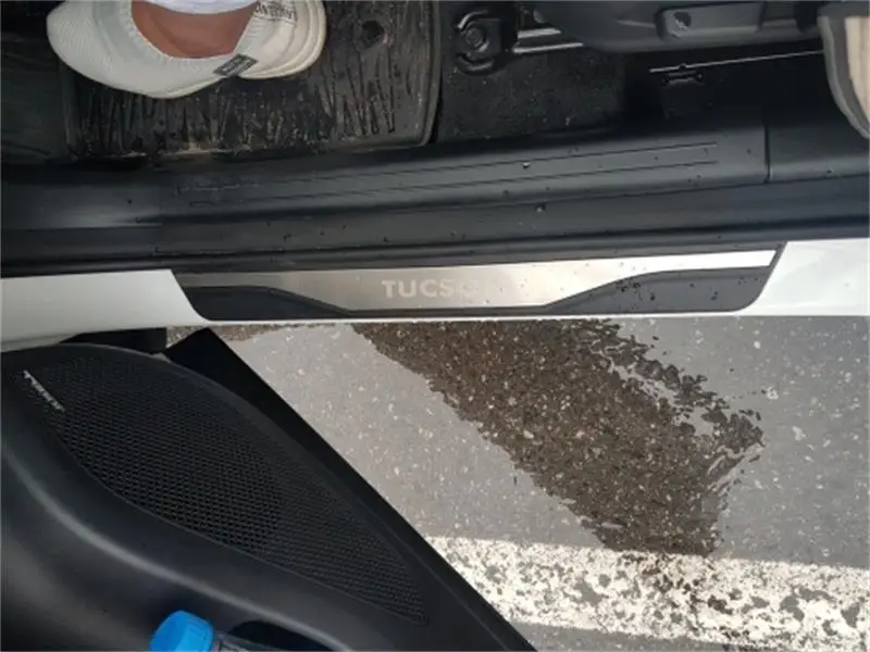 

Защитная Накладка на порог двери для Hyundai Tucson NX4 2015 - 2019 2020 2021