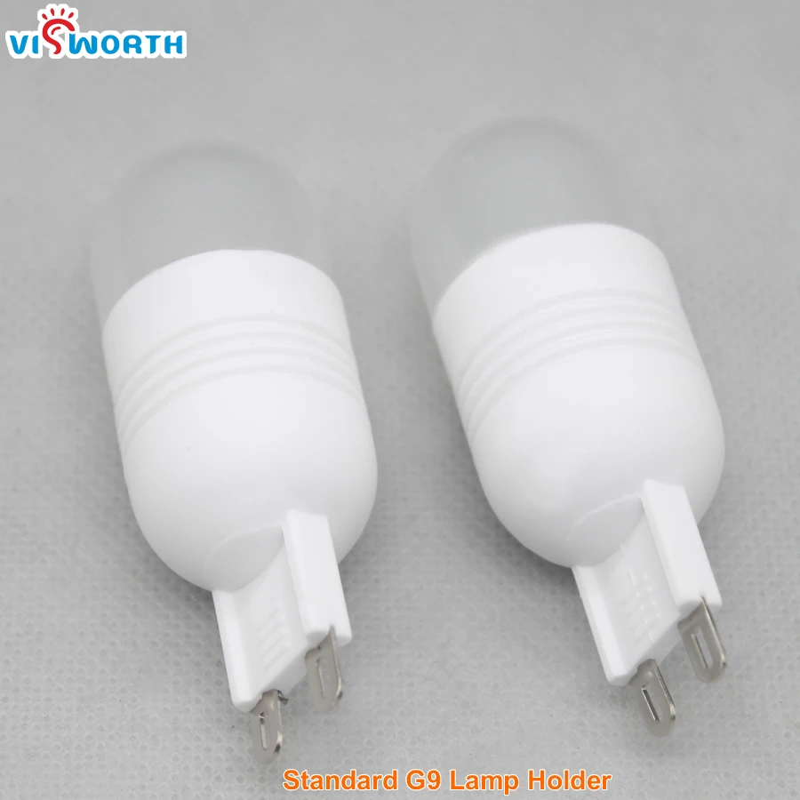 Wholesale G9 Led Bulbs 3W 5W SMD3014 Leds SpotLight Min Ceramic Body Ac 220v 230v 240v Warm Cold White  Chandelier Ligh