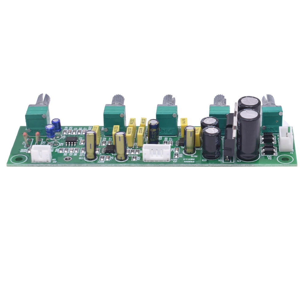 Tenghong NE5532 Subwoofer Preamplifier Tone Board 2.1 AC12V-15V Preamp Treble Bass Ultra low frequency Independent Adjustment